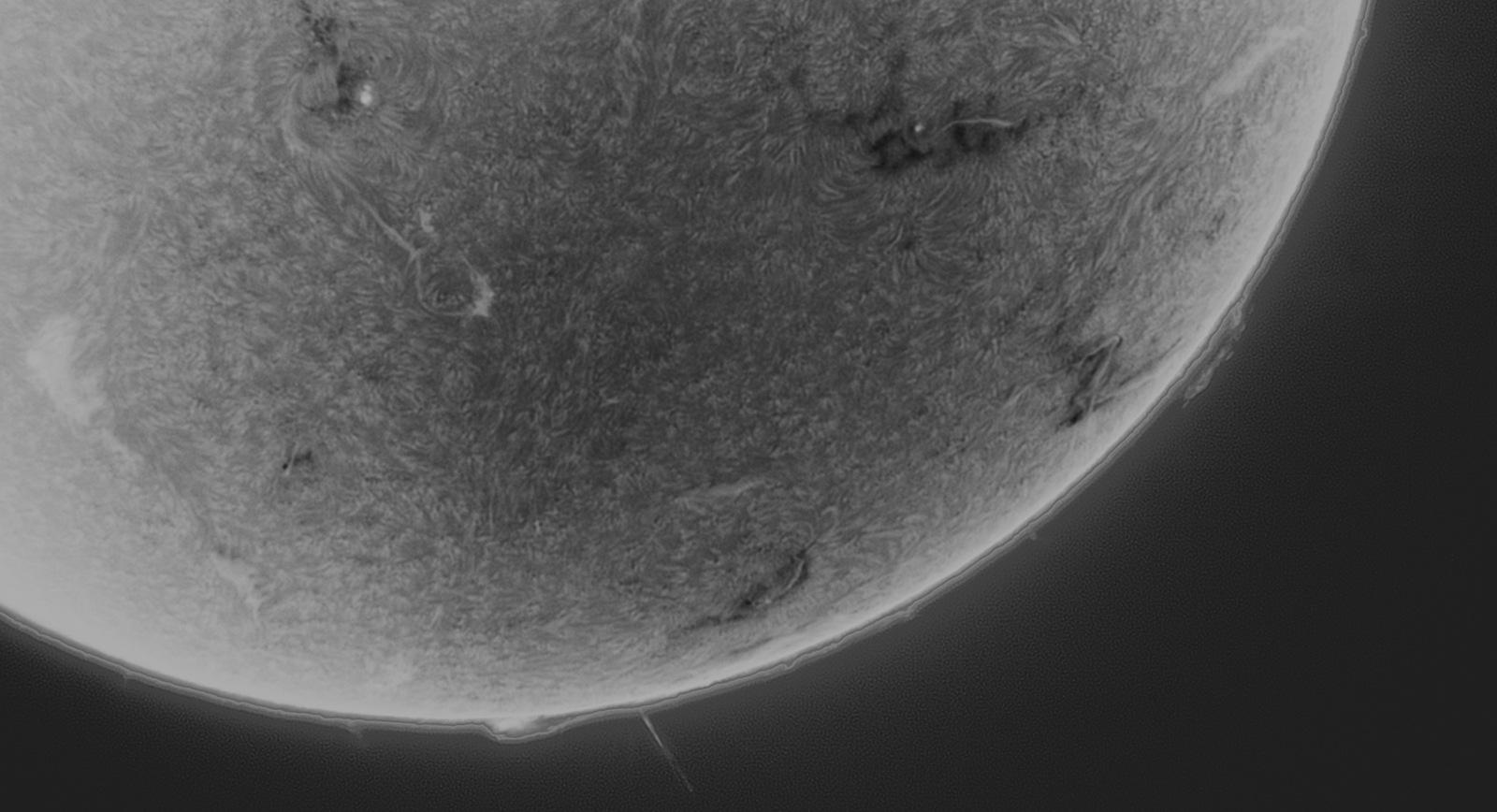 solar observation and photography in Whitelight and H-alpha by Lucas Gatsas